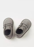 Juniors grey boys lace up infant shoes