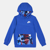 Nike Blue Colorful Pocket Hoodie  (Winter)