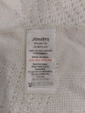 Juniors off white textured blanket