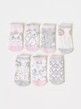 Disney marie printed socks (pack of 7)