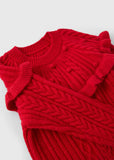 Matalan Girls Red Knitted Pullover (Winter)