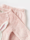 Juniors Fleece Pink Bunny Shirt & Jog Pants (Set Of 2) (winter)