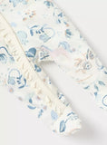 Juniors all over printed frill sleepsuit