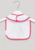 Disney Minnie Mouse Print Bib with Hook and Loop Closure(waterproof)