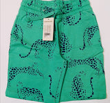 Juniors leopard printed green shorts (Summer)