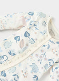 Juniors all over printed frill sleepsuit