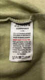 Juniors green floral embroidered fleece frock  (Winter)