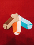 Juniors Multicolor textured socks (pack of 3)