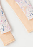 Juniors pink & orange leggings (set of 2)