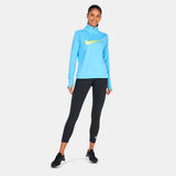 Nike women blue track tshirt