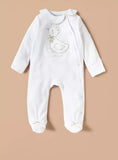 Giggles miss duck bow sleepsuit