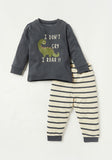 Juniors I don't cry shirt & pyjama set (set of 2)
