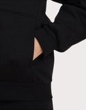 Nike solid black hoodie  (winter)
