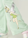 Tinkerbell green flared pants