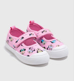 Matalan pink minnie mouse canvas shoes