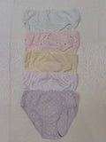 Juniors unicorn & hearts printed briefs (set of 5)