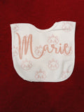 Disney Marie printed bib(waterproof)