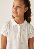 Juniors all over hearts printed polo tshirt (Summer)
