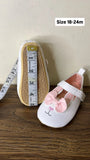 Juniors Bunny applique Bow Infant ballerina Shoes