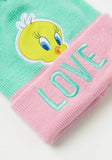Looney Tunes Tweety Embroidered Beanie Cap