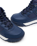 R&B navy boys laceup shoes