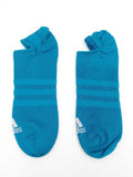 Adidas blue textured ankle socks
