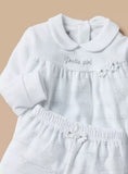 Giggles Pretty Girl Embroidered Shirt & Pyjama Set (Set Of 2)(winter)