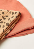 Juniors cheetah print cap (set of 2)