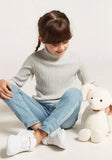 Juniors textured turtle neck sweater with long sleeves (Winter)