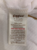 Giggles bear embroidered openfeet sleepsuit