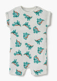 Juniors dino embroidered half romper (set of 2) (Summer)