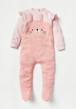 Juniors bear polka dots with frill sleepsuit (Winter)