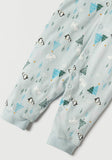 Juniors Penguin printed padded hooded openfeet sleepsuit (Winter)