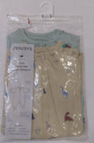 Juniors all over dino printed zipped sleepsuits (set of 2)