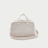 Cambrass Pink Floral Print Diaper Bag with Zip Closure and Dual Handles