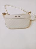 Anne Klein white textured ladies bag