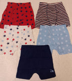 Juniors star & stripe printed boxer briefs (set of 5)