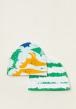 Juniors Dinosaur print cap (set of 2)