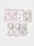 Disney marie printed socks (pack of 7)