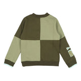 Nike Green Colorblock Fleece Sweatshirt (Winter)