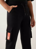Juniors boys black jog pants (Winter)