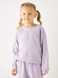 Juniors Solid Lilac Shirt & Jog Pants (Set Of 2) (winter)
