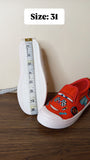Matalan Cars theme red slip on shoes