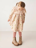 Eligo beige floral frill frock (Winter)