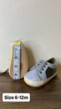 Juniors grey colorblock infant shoes