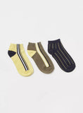 Juniors solid textured socks(set of 3)