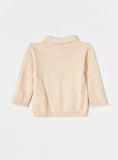 Juniors beige knitted button down cardigan (Winter)