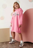 Peanuts pink fleece lined long hoodie (Winter)
