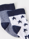 Juniors stars & striped ankle socks (pack of 2)