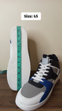 LBL blue & black colorblock high shoes
